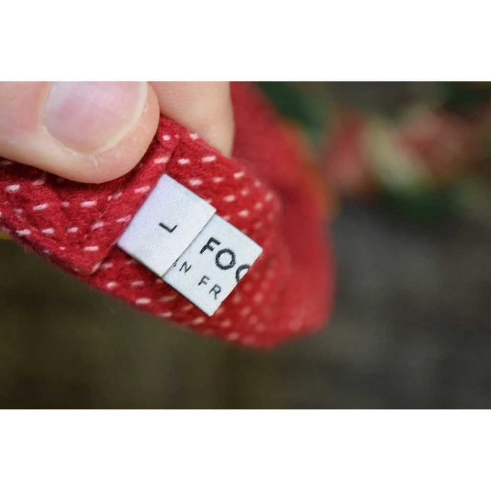 4 The Foggy Dog SF Collars LARGE Plaid Flannel Dots 2 Bow Ties Gold Hardware